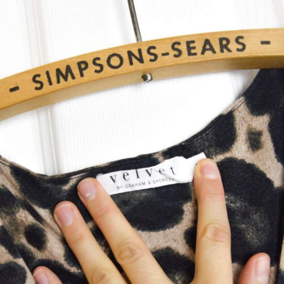 VELVET Graham & Spencer Leopard Print Tank Top - Picture 2 of 6